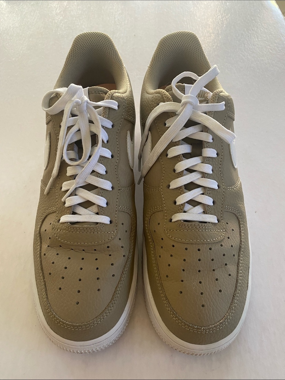 Nike Air Force 1  Men's Low-Top Leather Sneakers DV0804-200 Size 10.5 US